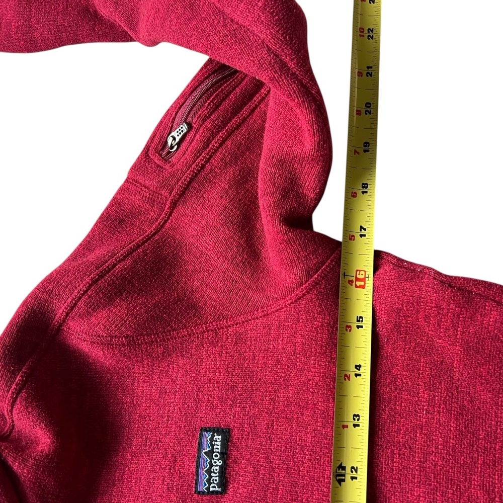 Patagonia Better Sweater 1/4 Zip Fleece Pullover Red Size XS - Picture 6 of 11